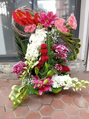 Ruby Radiance Statement Arrangement