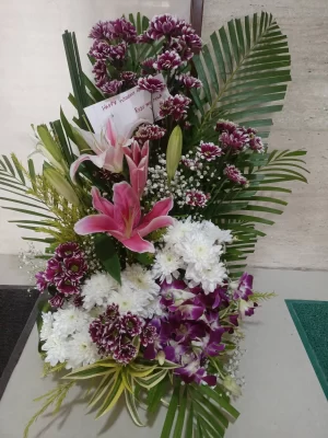 Graceful Purple Harmony Basket