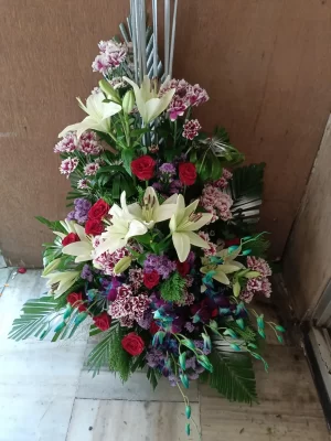 Royal Bloom Standing Basket