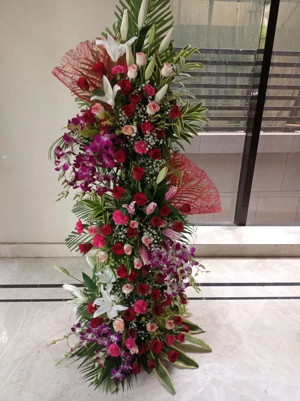 Majestic Vertical Floral Display