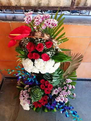 Elegant Bloom Basket