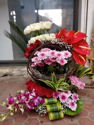 Blooming basket of joy