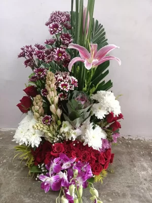 Grand Floral Harmony Basket