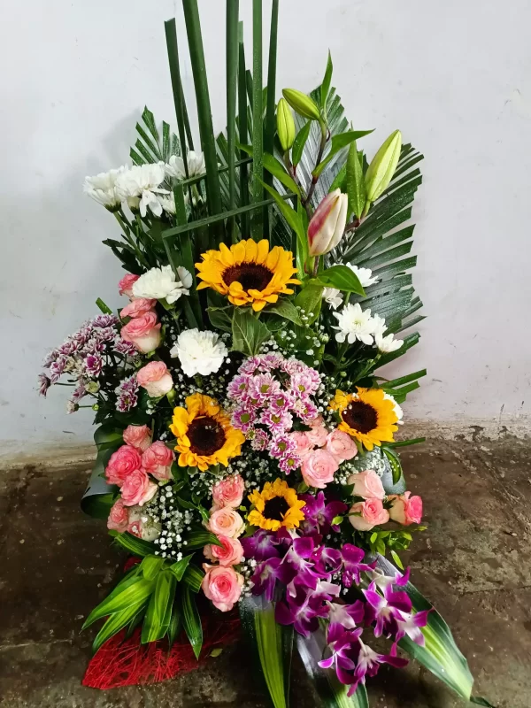 Grand Celebration Floral Basket
