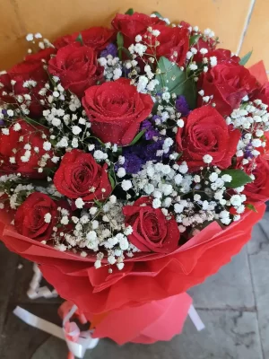 Passionate Red Rose Bouquet