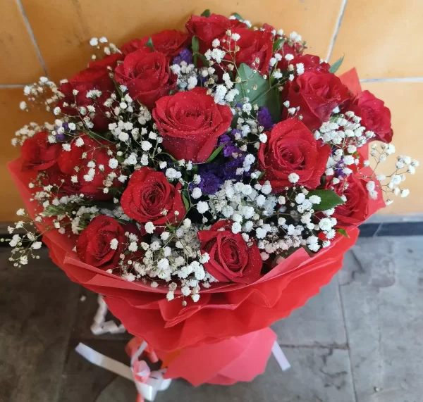 Passionate Red Rose Bouquet