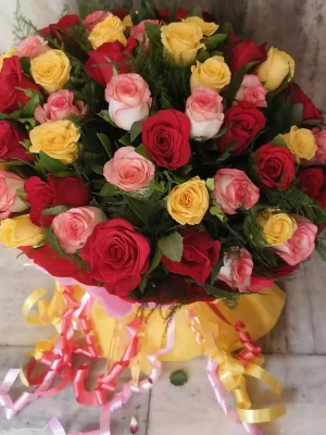 Elegant Red Rose Bouquet