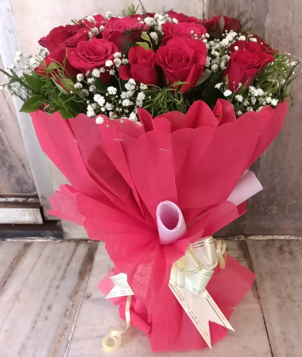 Classic Red Roses Bouquet