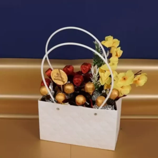 Chocolate & Flower Basket Hamper