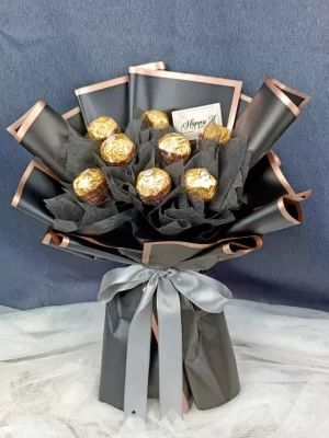Elegant Ferrero Rocher Chocolate Bouquet