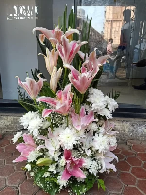 BF0049 Soft Pink & White Serenity